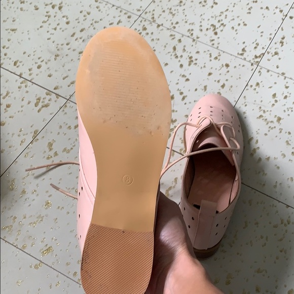 Blush Oxford Flats - Picture 5 of 5